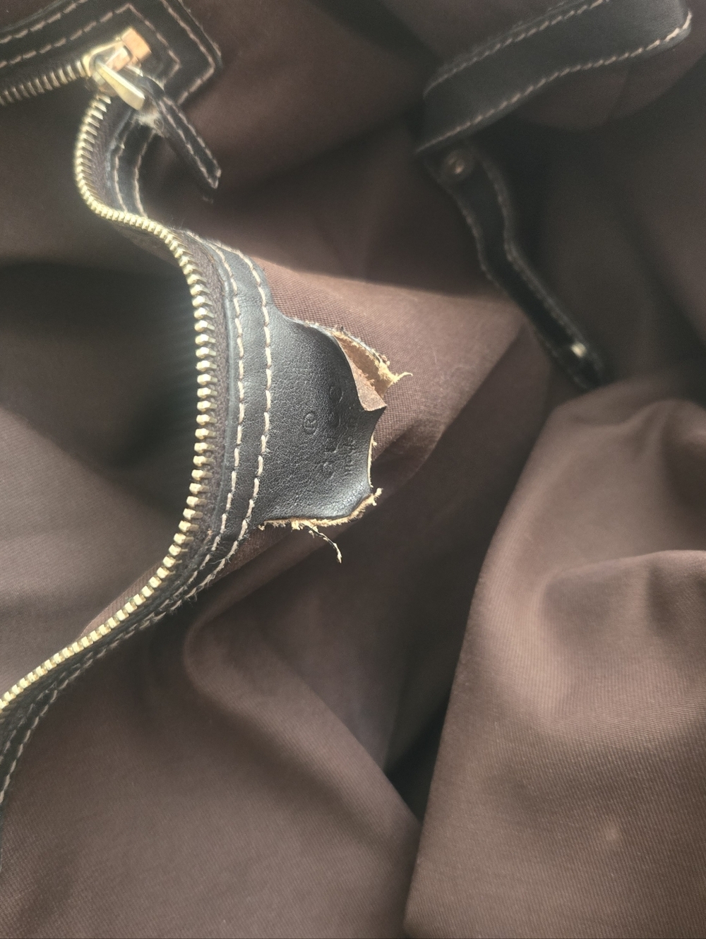 ⚠️COA⚠️Gucci Pelham Brown Monogram GG Canvas Tote Bag Fair Cindition - Picture 14 of 16